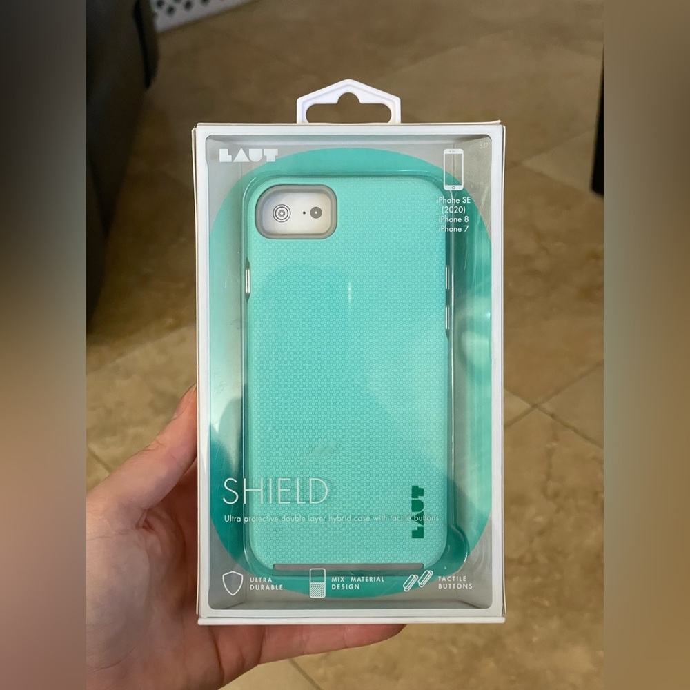 Laut Shield iPhone Case - Mint Green iPhone SE, iPhone 8, iPhone 7